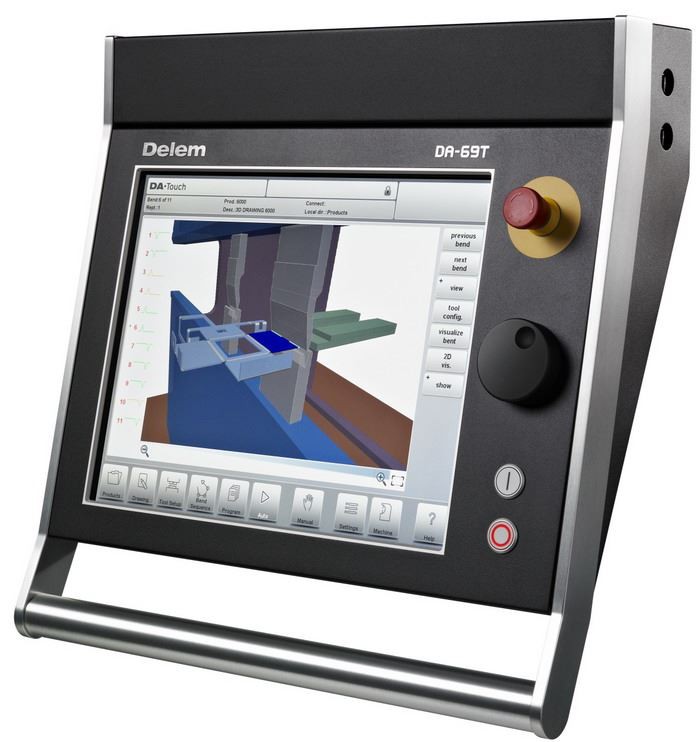 DELEM DA69T 3D 8 axis cnc press brake controller