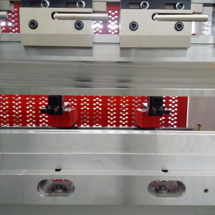 Amada type quick released clamping and finger stops