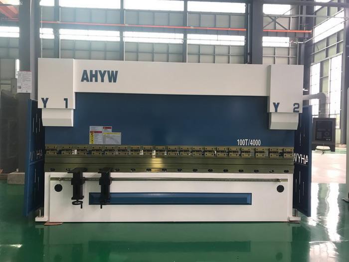 AHYW Yawei 4m CNC Synchro Press Brake 4 axis DELEM DA52S  china manufacture