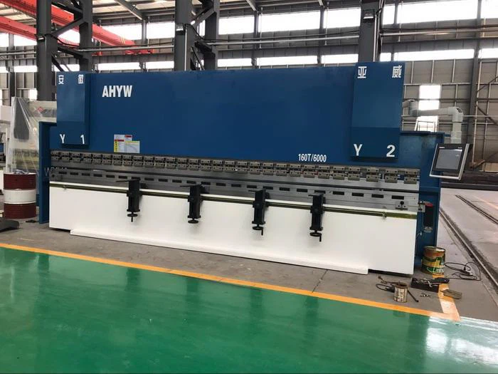 china Yawei 160t6M CNC Press brake 5 axis metal bending machine AHYW factory