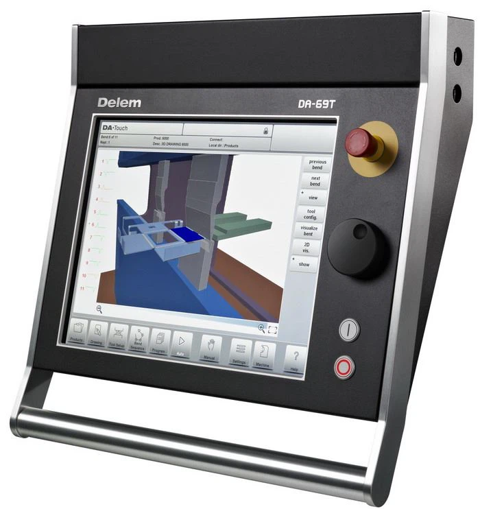 DELEM DA69T 3D 8 axis 4m cnc press brake controller